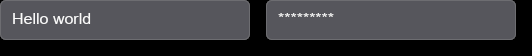Text Input showcase